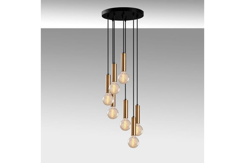 Kattokruunu Tembra Seven Vintage - Kulta - Valaistus - Sisävalaistus & lamput - Erikoisvalaisin - Riisipaperivalaisin