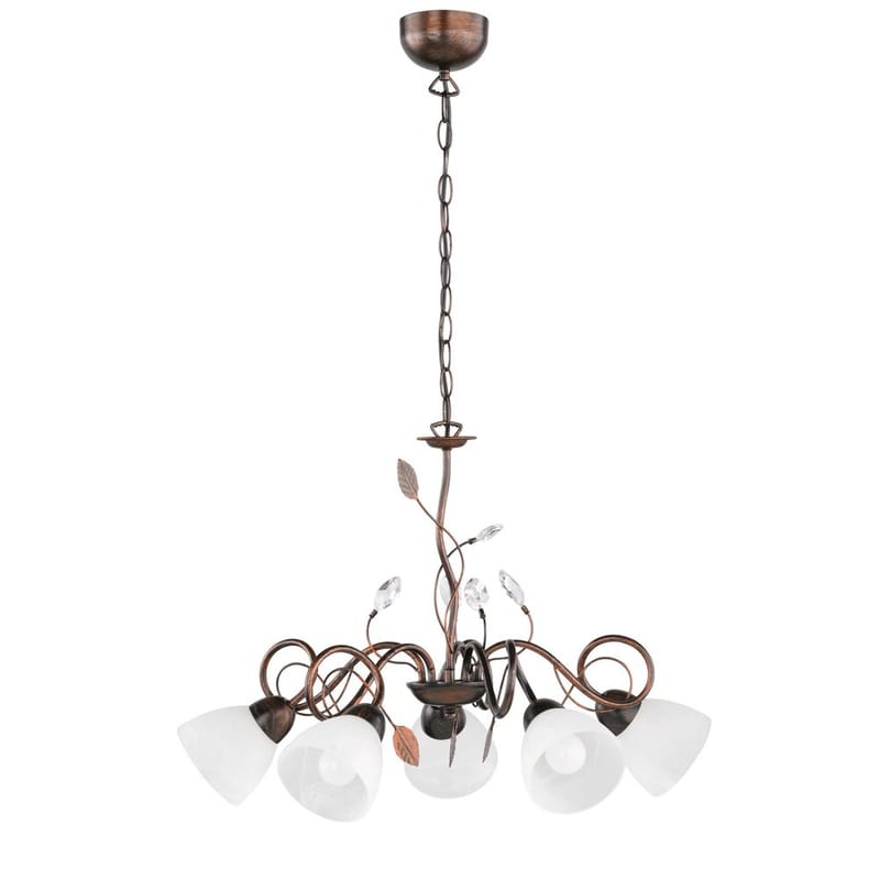 Kattokruunu Traditio - 5 lamppua, 5-osainen - Valaistus - Sisävalaistus & lamput - Erikoisvalaisin - Riisipaperivalaisin