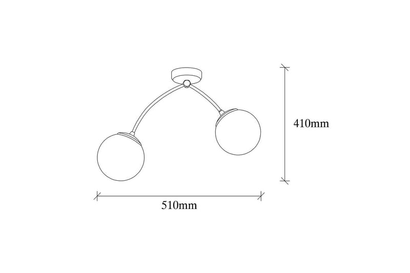 Kattokruunu Yenda Valkoinen / Musta - Musta/Valkoinen - Valaistus - Sisävalaistus & lamput - Erikoisvalaisin - Riisipaperivalaisin