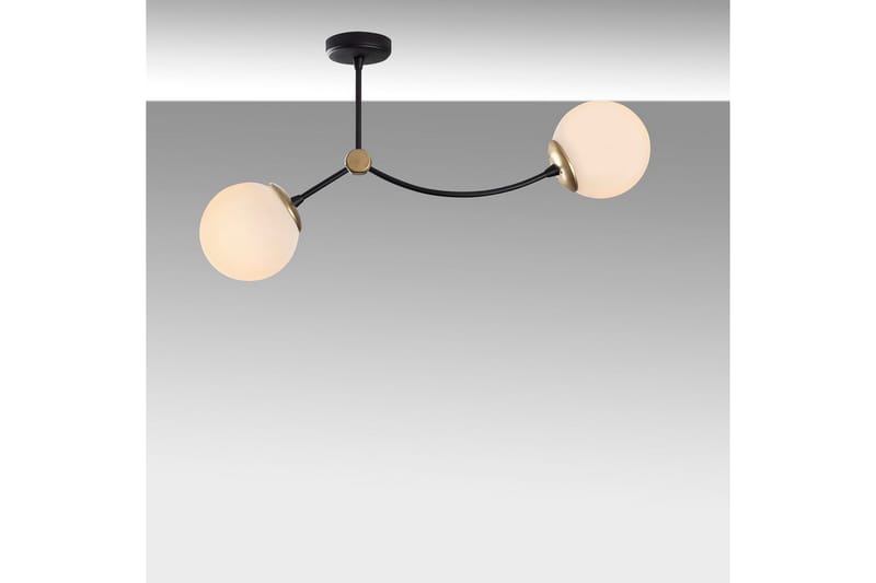 Kattokruunu Yenda Valkoinen / Musta - Musta/Valkoinen - Valaistus - Sisävalaistus & lamput - Erikoisvalaisin - Riisipaperivalaisin