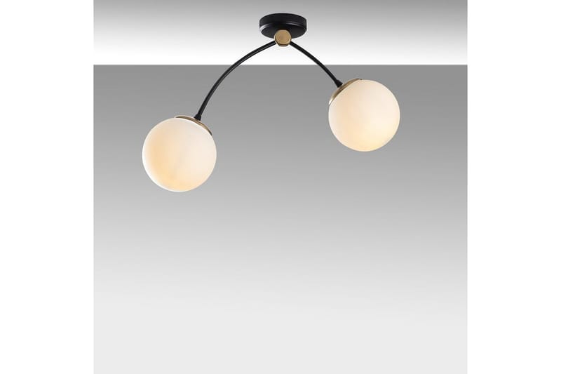 Kattokruunu Yenda Valkoinen / Musta - Musta/Valkoinen - Valaistus - Sisävalaistus & lamput - Erikoisvalaisin - Riisipaperivalaisin