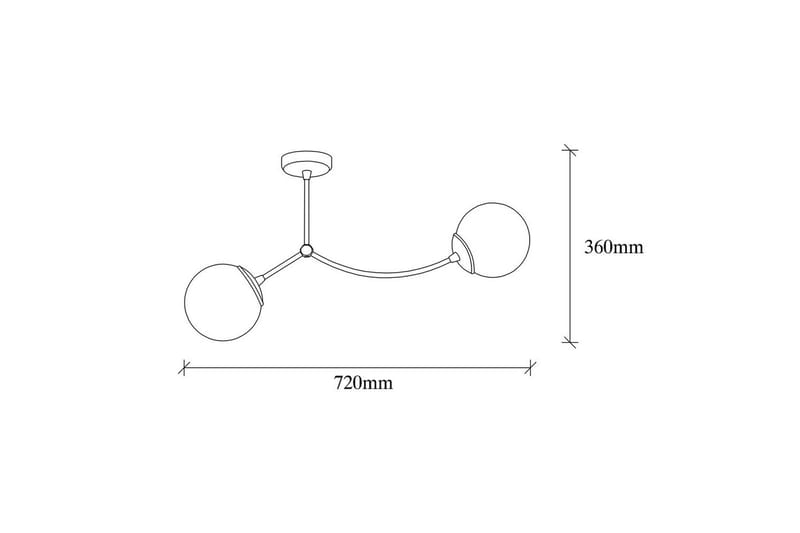 Kattokruunu Yenda Valkoinen / Musta - Musta/Valkoinen - Valaistus - Sisävalaistus & lamput - Erikoisvalaisin - Riisipaperivalaisin