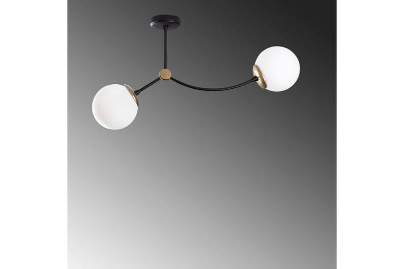 Kattokruunu Yenda Valkoinen / Musta - Musta/Valkoinen - Valaistus - Sisävalaistus & lamput - Erikoisvalaisin - Riisipaperivalaisin