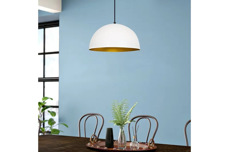 Kattokruunu Zephyra Valkoinen / Kulta Halkaisija: 40 cm - Halkaisija: 40 cm - Valaistus - Sisävalaistus & lamput - Erikoisvalaisin - Riisipaperivalaisin