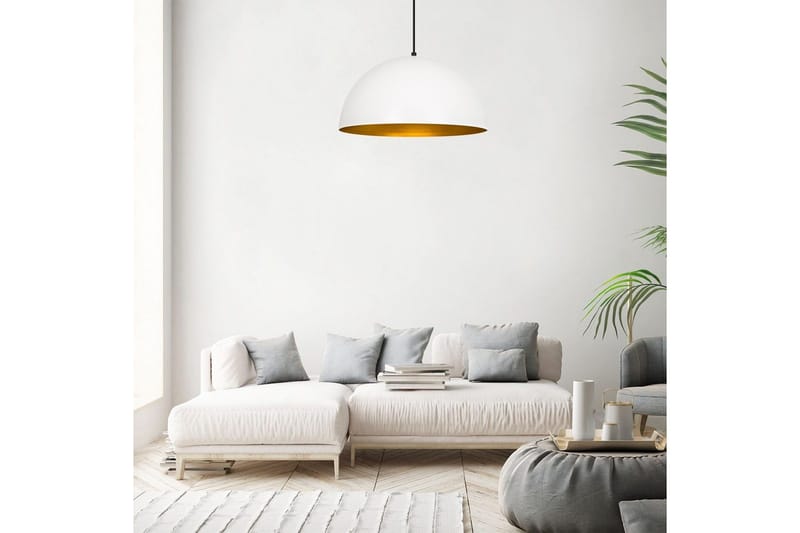 Kattokruunu Zephyra Valkoinen / Kulta Halkaisija: 50 cm - Halkaisija: 50 cm - Valaistus - Sisävalaistus & lamput - Erikoisvalaisin - Riisipaperivalaisin