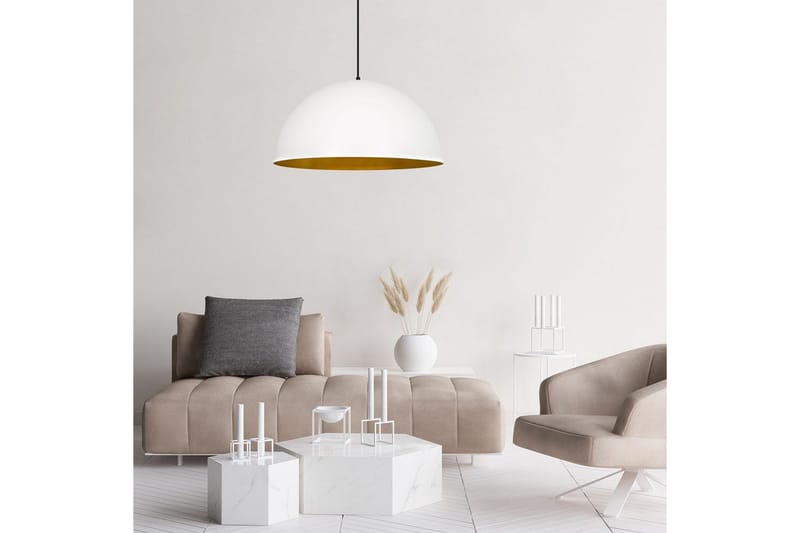 Kattokruunu Zephyra Valkoinen / Kulta Halkaisija: 60 cm - Halkaisija: 60 cm - Valaistus - Sisävalaistus & lamput - Erikoisvalaisin - Riisipaperivalaisin