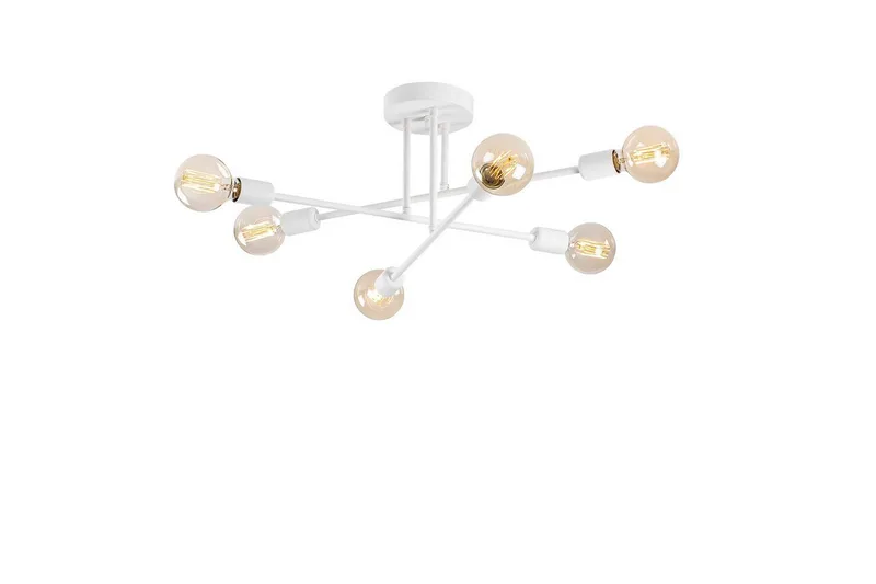 Kattokruunu Pareek Kupari - Valkoinen - Valaistus - Sisävalaistus & lamput - Erikoisvalaisin - Tiffanylamppu