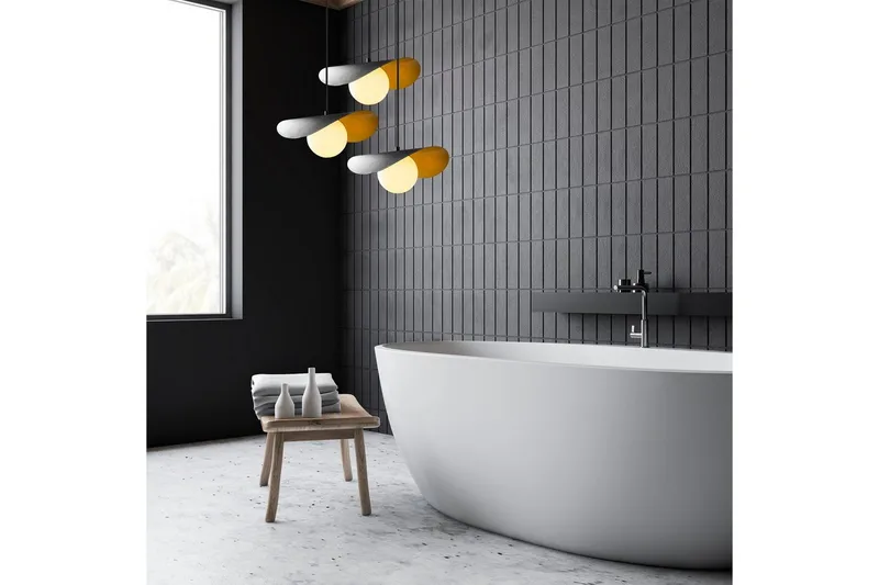 Kattokruunu Pelyn Musta Kolme Pistoketta - Musta - Valaistus - Sisävalaistus & lamput - Erikoisvalaisin - Riisipaperivalaisin