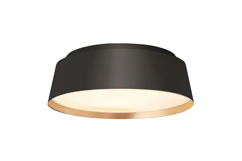 Kattopinta-asennus Feiss Asher Keskiyön musta & kulta, Keskiyön musta & kulta