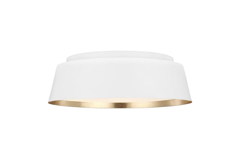 Kattopinta-asennus Feiss Asher Mattavalkoinen ja kulta - Mattavalkoinen ja kulta - Valaistus - Sisävalaistus & lamput - Erikoisvalaisin - Tiffanylamppu