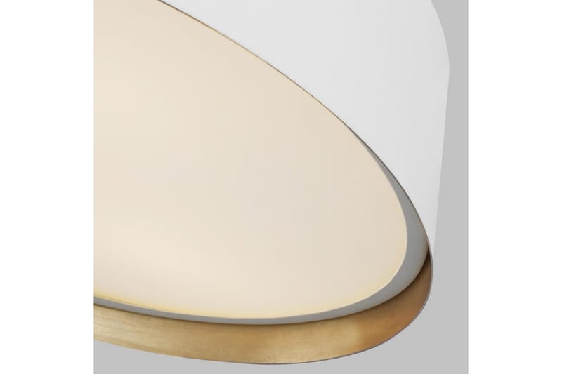 Kattopinta-asennus Feiss Asher Mattavalkoinen ja kulta - Mattavalkoinen ja kulta - Valaistus - Sisävalaistus & lamput - Erikoisvalaisin - Tiffanylamppu