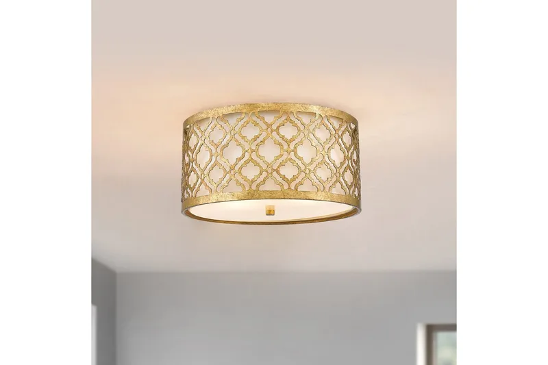 Kattopinta-asennus Gilded Nola Arabella - Valaistus - Sisävalaistus & lamput - Erikoisvalaisin - Tiffanylamppu