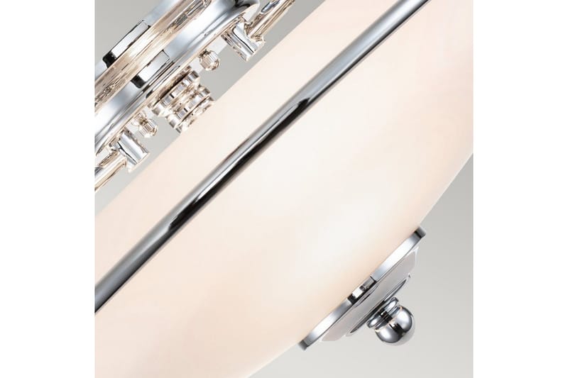 Kattopinta-asennus Quoizel Griffin Kiillotettu kromi - Kiillotettu kromi - Valaistus - Sisävalaistus & lamput - Erikoisvalaisin - Tiffanylamppu