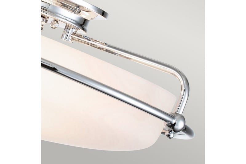 Kattopinta-asennus Quoizel Griffin Kiillotettu kromi - Kiillotettu kromi - Valaistus - Sisävalaistus & lamput - Erikoisvalaisin - Tiffanylamppu