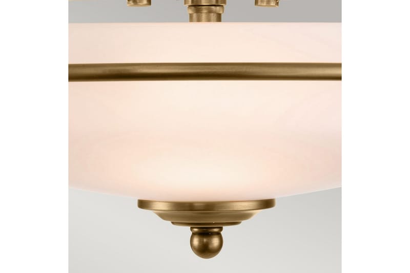 Kattopinta-asennus Quoizel Griffin Patinoitu messinki - Patinoitu messinki - Valaistus - Sisävalaistus & lamput - Erikoisvalaisin - Tiffanylamppu