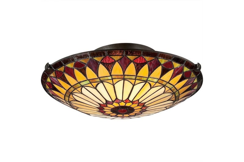 Kattopinta-asennus Quoizel West End - Valaistus - Sisävalaistus & lamput - Erikoisvalaisin - Tiffanylamppu