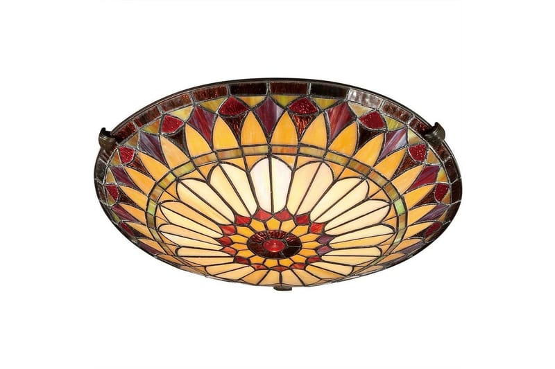 Kattopinta-asennus Quoizel West End - Valaistus - Sisävalaistus & lamput - Erikoisvalaisin - Tiffanylamppu