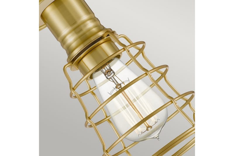 Kattopuoli upotus Quoizel Mixon Harjattu messinki - Harjattu messinki - Valaistus - Sisävalaistus & lamput - Erikoisvalaisin - Tiffanylamppu