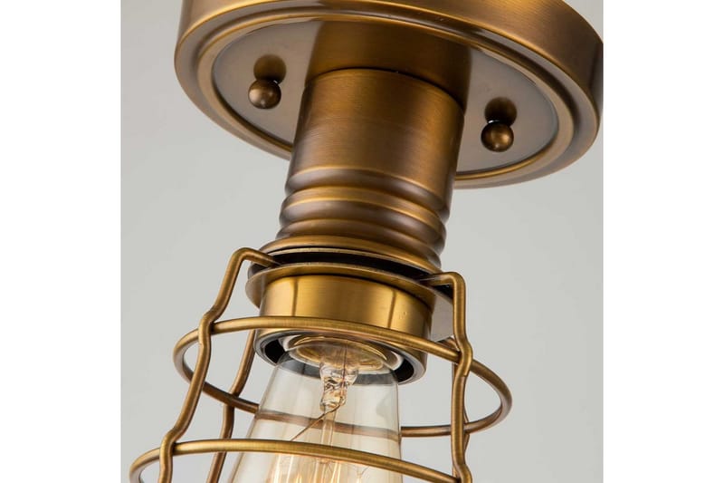 Kattopuoli upotus Quoizel Mixon Patinoitu messinki - Patinoitu messinki - Valaistus - Sisävalaistus & lamput - Erikoisvalaisin - Tiffanylamppu