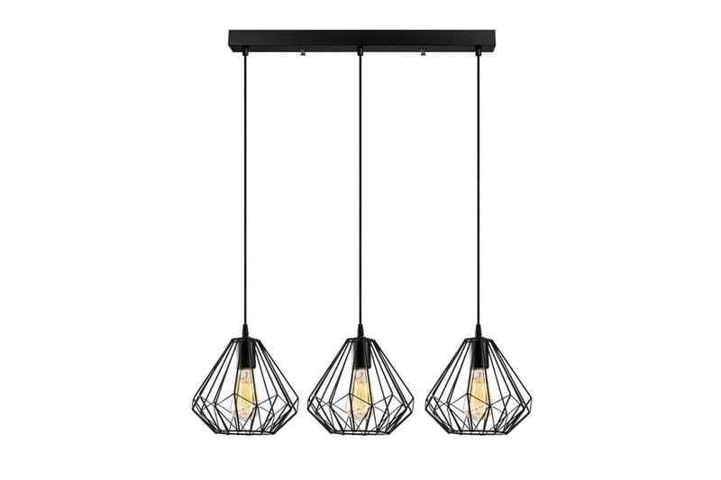 Kattovalaisin Almasi Three Musta - Musta - Valaistus - Sisävalaistus & lamput - Erikoisvalaisin - Riisipaperivalaisin