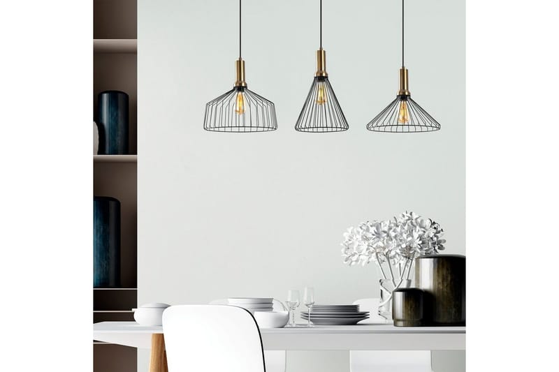 Kattovalaisin Avenor Musta / Antiikki - Kupari/Musta - Valaistus - Sisävalaistus & lamput - Erikoisvalaisin - Riisipaperivalaisin