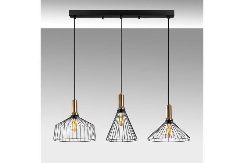 Kattovalaisin Avenor Musta / Antiikki - Kupari/Musta - Valaistus - Sisävalaistus & lamput - Erikoisvalaisin - Riisipaperivalaisin