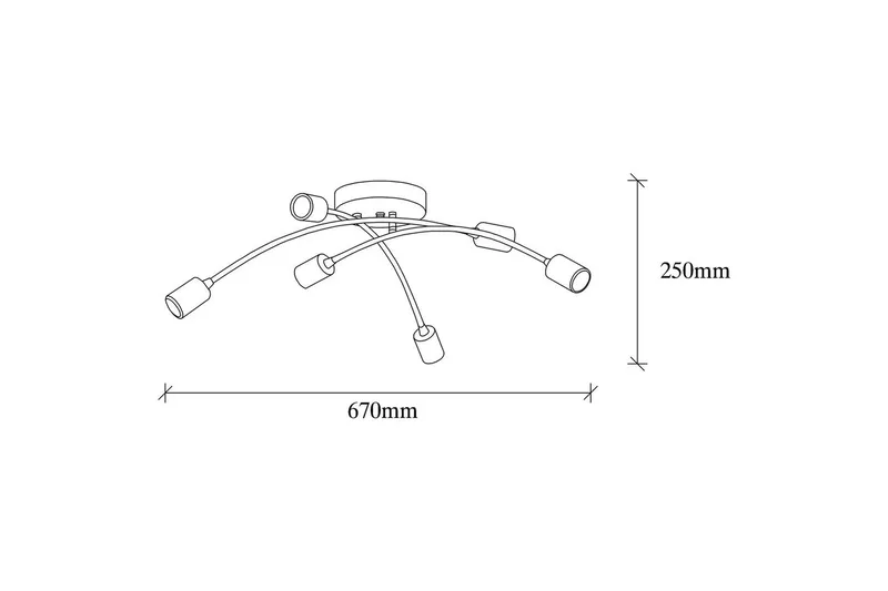 Kattovalaisin Banaani Musta / Vintage - Musta / Vintage - Valaistus - Sisävalaistus & lamput - Erikoisvalaisin - Tiffanylamppu