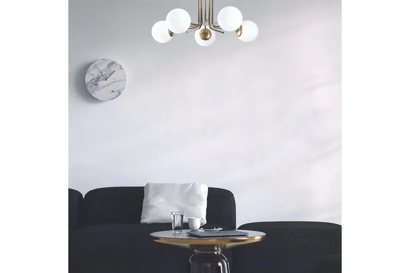 Kattovalaisin Bhika Masafumie Viisi Kulta / Valkoinen - Kulta/Valkoinen - Valaistus - Sisävalaistus & lamput - Erikoisvalaisin - Tiffanylamppu