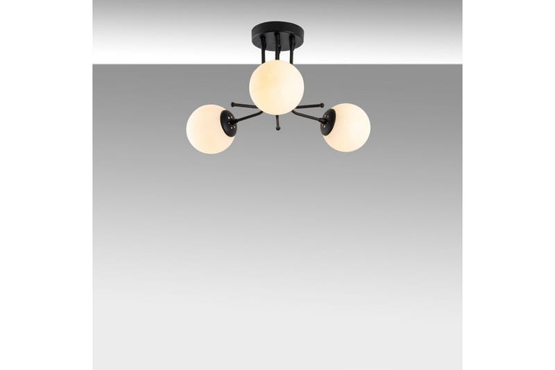 Kattovalaisin Bhika Musta - Musta - Valaistus - Sisävalaistus & lamput - Erikoisvalaisin - Riisipaperivalaisin