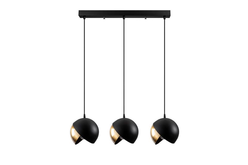 Kattovalaisin Dalenor Musta / Kulta Kolme pistorasiaa - Kolme pistorasiaa - Valaistus - Sisävalaistus & lamput - Erikoisvalaisin - Riisipaperivalaisin