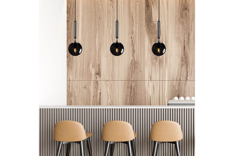 Kattovalaisin Darna Musta - Musta - Valaistus - Sisävalaistus & lamput - Erikoisvalaisin - Riisipaperivalaisin