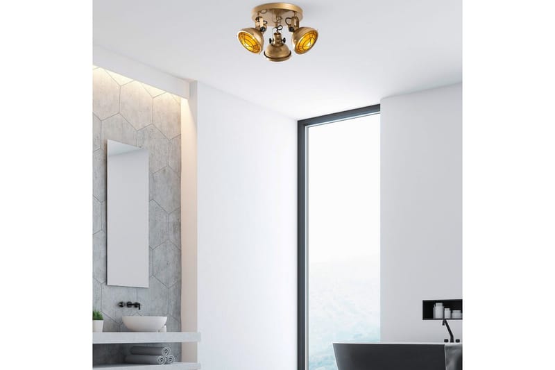 Kattovalaisin Desten Kulta - Kulta - Valaistus - Sisävalaistus & lamput - Erikoisvalaisin - Tiffanylamppu