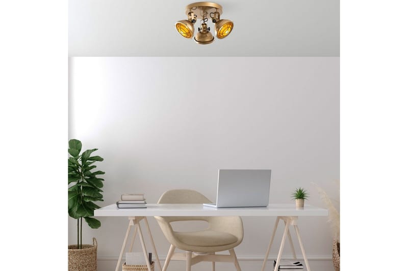 Kattovalaisin Desten Kulta - Kulta - Valaistus - Sisävalaistus & lamput - Erikoisvalaisin - Tiffanylamppu