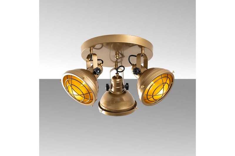 Kattovalaisin Desten Kulta - Kulta - Valaistus - Sisävalaistus & lamput - Erikoisvalaisin - Tiffanylamppu