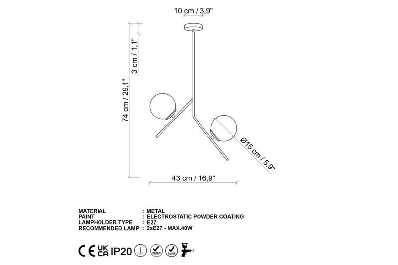 Kattovalaisin Dolcer Dasinara Kulta - Kulta - Valaistus - Sisävalaistus & lamput - Erikoisvalaisin - Riisipaperivalaisin