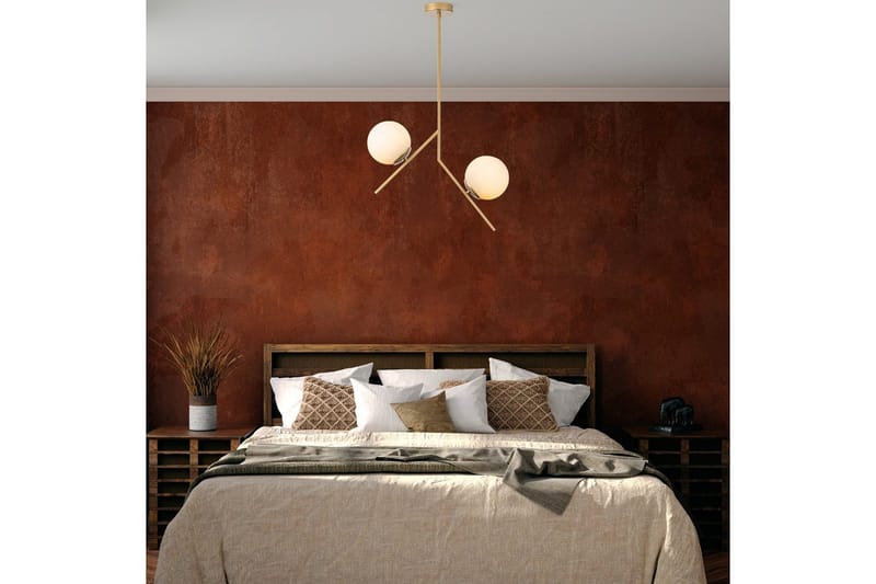 Kattovalaisin Dolcer Dasinara Kulta - Kulta - Valaistus - Sisävalaistus & lamput - Erikoisvalaisin - Riisipaperivalaisin