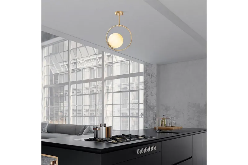 Kattovalaisin Dolcer Kulta - Kulta - Valaistus - Sisävalaistus & lamput - Erikoisvalaisin - Riisipaperivalaisin