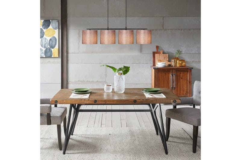 Kattovalaisin Donria Musta / Ruskea - Ruskea/Musta - Valaistus - Sisävalaistus & lamput - Erikoisvalaisin - Riisipaperivalaisin