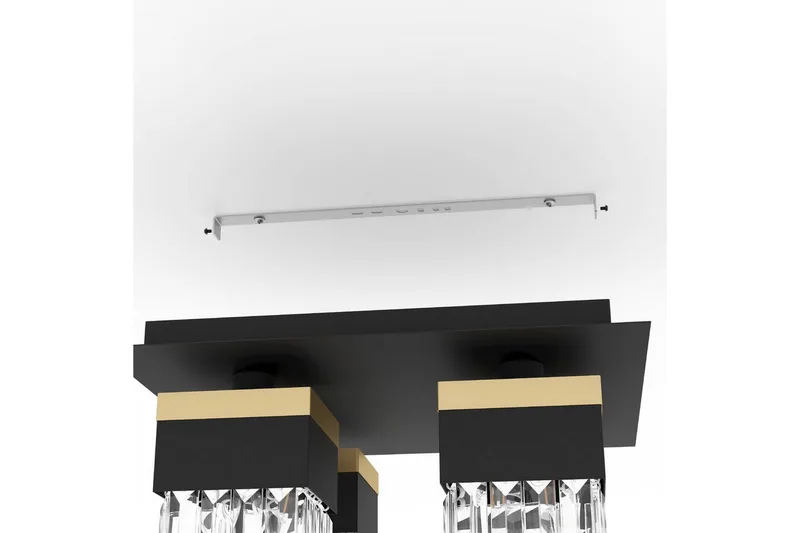 Kattovalaisin Eglo Barrancas - Musta/Kulta - Valaistus - Sisävalaistus & lamput - Erikoisvalaisin - Riisipaperivalaisin
