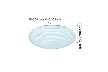 Kattovalaisin Eglo Battistona 480 mm - Valkoinen - Valaistus - Sisävalaistus & lamput - Olohuoneen valaisin