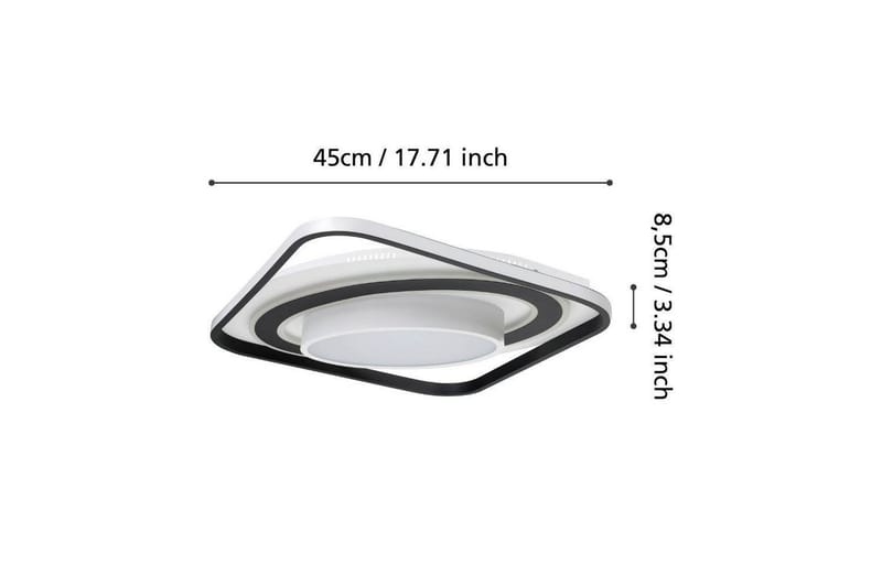 Kattovalaisin Eglo Benalauria Musta/Valkoinen - Valaistus - Sisävalaistus & lamput - Erikoisvalaisin - Tiffanylamppu