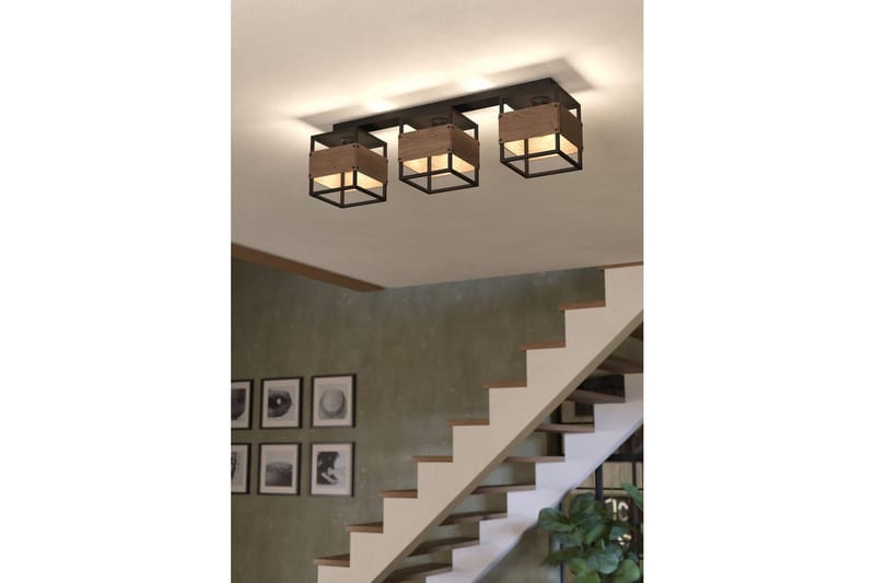 Kattovalaisin Eglo Evesham - Musta/Ruskea - Valaistus - Sisävalaistus & lamput - Erikoisvalaisin - Tiffanylamppu