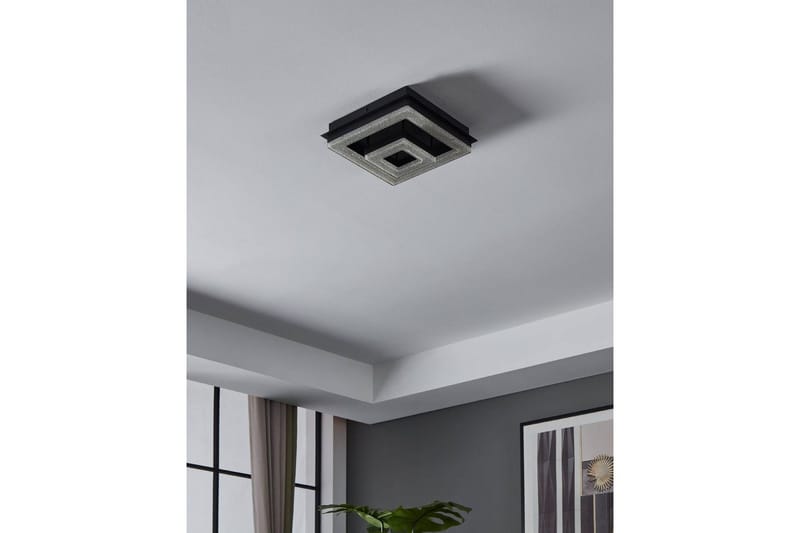Kattovalaisin Eglo Fradelo 1 240x240 mm - Musta/Harmaa - Valaistus - Sisävalaistus & lamput - Erikoisvalaisin - Riisipaperivalaisin