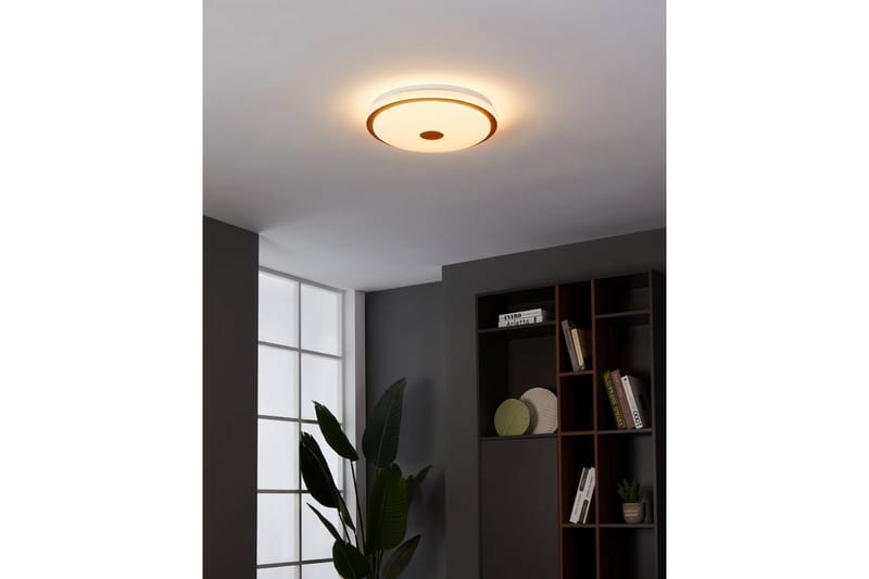 Kattovalaisin Eglo Lanciano 1 380 mm - Valkoinen/Ruskea - Valaistus - Sisävalaistus & lamput - Erikoisvalaisin - Tiffanylamppu