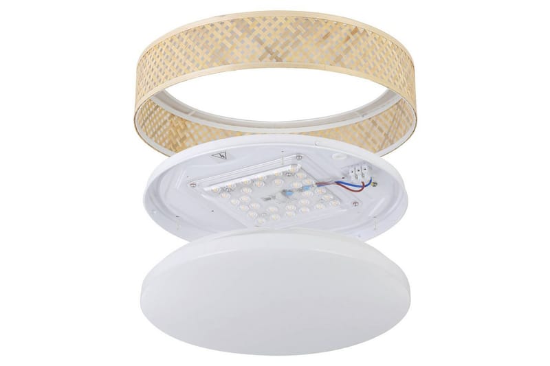 Kattovalaisin Eglo Luppineria Ø380 mm valkoinen ruskea - Valkoinen/Ruskea - Valaistus - Sisävalaistus & lamput - Erikoisvalaisin - Tiffanylamppu