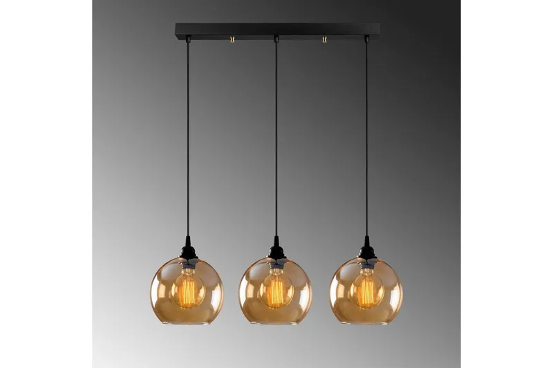 Kattovalaisin Elanorstead Kolme Kulta / Musta Vaakasuora - Kulta/Musta - Valaistus - Sisävalaistus & lamput - Erikoisvalaisin - Riisipaperivalaisin