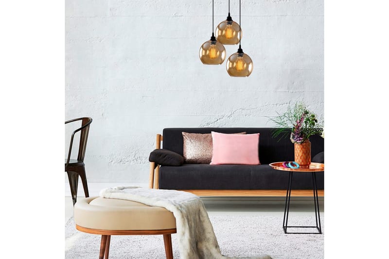 Kattovalaisin Elanorstead Three Kulta / Musta - Kulta/Musta - Valaistus - Sisävalaistus & lamput - Erikoisvalaisin - Riisipaperivalaisin