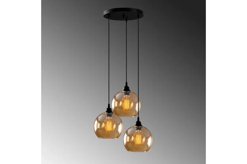 Kattovalaisin Elanorstead Three Kulta / Musta - Kulta/Musta - Valaistus - Sisävalaistus & lamput - Erikoisvalaisin - Riisipaperivalaisin