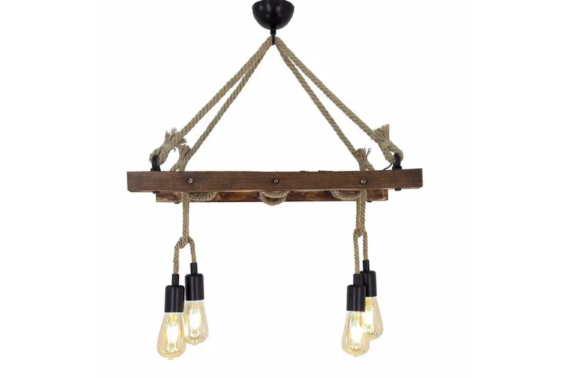 Kattovalaisin Eluna Pähkinä - Ruskea - Valaistus - Sisävalaistus & lamput - Erikoisvalaisin - Riisipaperivalaisin