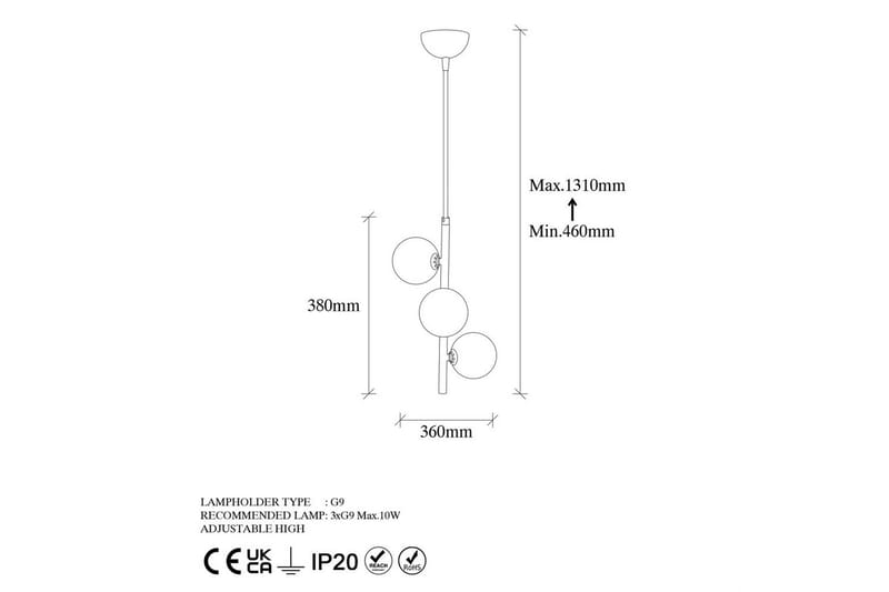 Kattovalaisin Elvon Kulta - Kulta - Valaistus - Sisävalaistus & lamput - Erikoisvalaisin - Riisipaperivalaisin